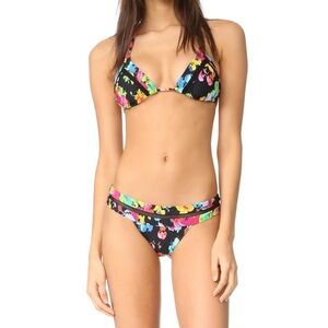 PILYQ Samba Mesh Triangle Bikini Top | M